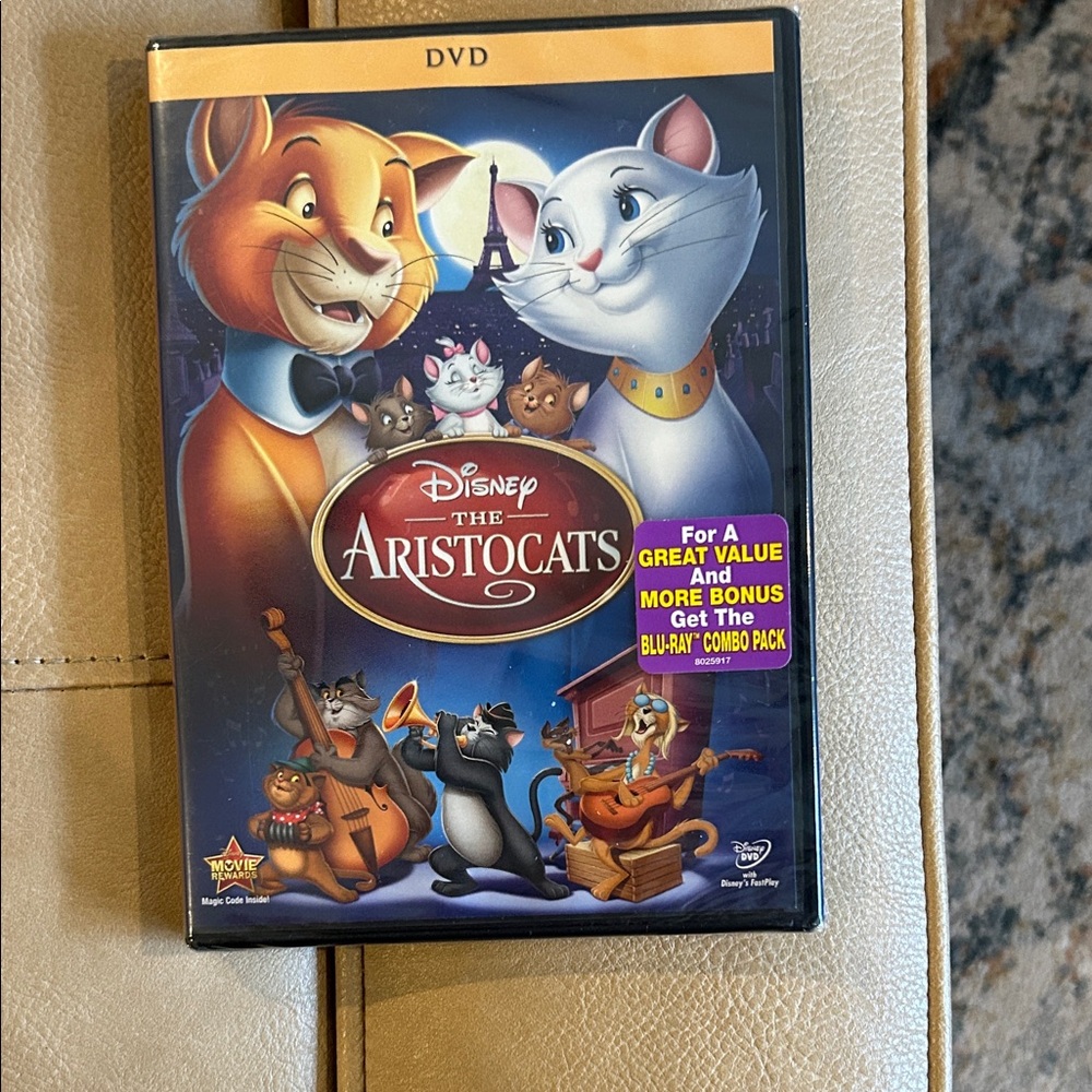 Disney The Aristocats DVD Blu-ray combo pack